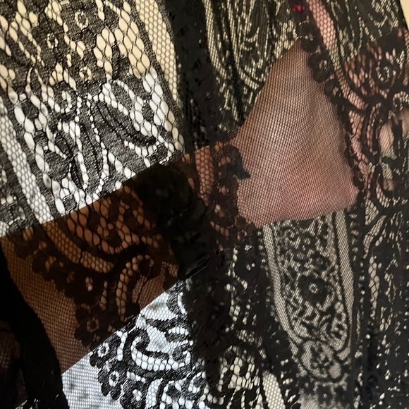 Black Lace Cardigan or Cover Up - Picture 3 of 5